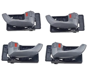 Set 4 Inside Interior Front Rear Door Gray Handle for Hyundai Tucson 2005-2009 - Picture 1 of 1