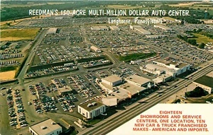 Postal Reedmans Auto Center Langhorne PA Pennsylvania vista aérea - Imagen 1 de 2