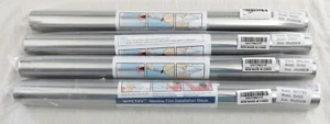 Lot of 4 Rolls WPCTEV Silver Window Film, Each 17.7” x 6.5’ NEW - Picture 1 of 3