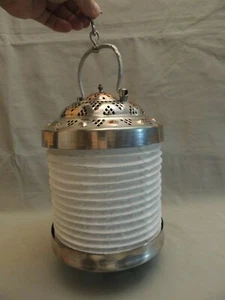 Beautiful candle lantern metal & material fire resistant indoor- outdoor - Picture 1 of 10