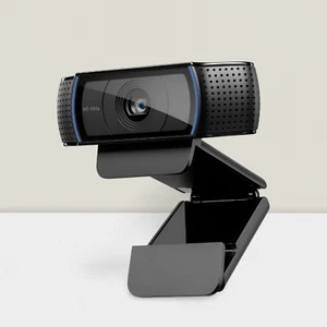 HD Pro Webcam 1080p 30fps Video Calling with Stereo Audio PC/Mac/Tablet Black - Picture 1 of 5