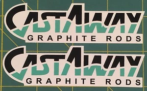 Juego de calcomanías de vinilo CastAway x 2 **ENVÍO GRATUITO** - Imagen 1 de 1