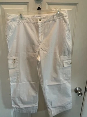 Mujer Chaps Talla 12 Pantalón Corto Blanco Nuevo Sin Etiquetas Foto 1 de 2