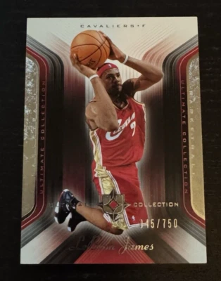 2004-05 Upper Deck Ultimate Collection- LeBron James #15  /750 - Image 1 of 2