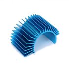 Easy To Install Motor Cooling System For Rc Car Spare Parts Blue Color