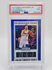 2019 Panini Contenders Draft Picks Luka Doncic Championship 1/1 PSA 9