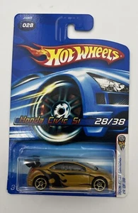 Hot Wheels 2006 First Editions HONDA CIVIC SI Candy Gold w/o5 g hubs (28/38) - Picture 1 of 9