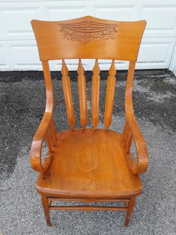 Antique Chestnut Arm Chair Cover
