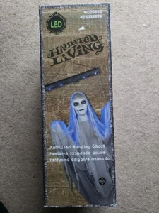 Gemmy Talking Lighted Animatronic Ghost Hanging Decoration 62.99 Inch - Picture 1 of 2
