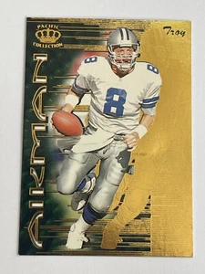 1997 Pacific Crown Collection Cowboys Troy Aikman/Dorsey Levens Card-Supials #5 - Picture 1 of 4