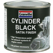 Granville Cylinder Black Satin Finish High Temperature Brush-On Paint 250ml