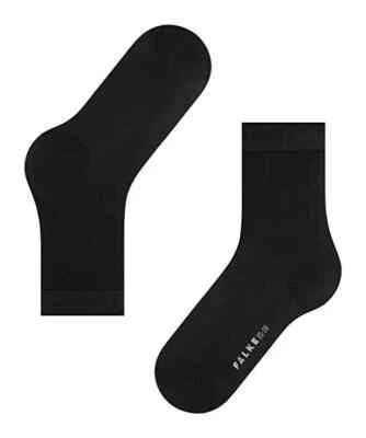 Falke L26148 One Pair Black Crew Socks Women’s Size 35-38 - Image 1 of 2