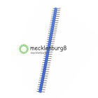 10PCS 40Pin 1x40P Male Breakable Pin Header Strip 2.54mm Long Connector Blue