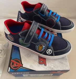 GEOX  SNEAKERS NIB Boys 5.5 Marvel Avengers Org $85.00 AWESOME QUALITY - Picture 1 of 6