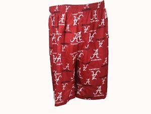Alabama Crimson Tide NCAA Youth Kids Size Print All Over Pajama Shorts New