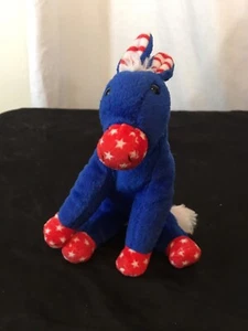 TY Beanie Babies 2.0 LEFTY el Burro sin Tag EUC - Imagen 1 de 7