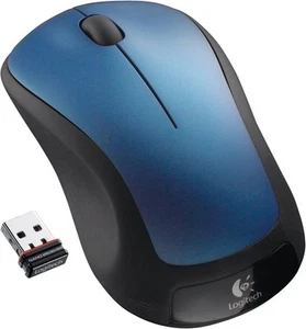 Logitech M310 Wireless Ambidextrous Optical Mouse, Peacock Blue - Picture 1 of 6