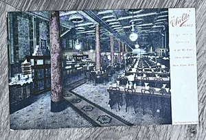 A Childs' Place NY Postcard Interior View The Main Office - Picture 1 of 5