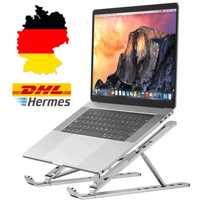 Tragbarer Laptop-Ständer - Aluminium, Faltbar, Notebook-Halter für MacBook & PC - Bild 1 von 4