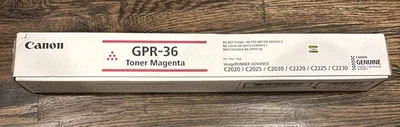 Tóner Canon - GPR-36 MAGENTA - Original OEM - Nuevo sellado Foto 1 de 3