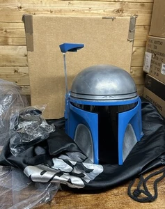 Star Wars Jango Fett Helmet Denuo Novo FirbeGlass RARE UK Not Anovos - Picture 1 of 9