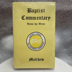 Baptist Commentary Book of Matthew by Albert Garner & J C Howes HC NEW SEALED - Bild 1 von 5