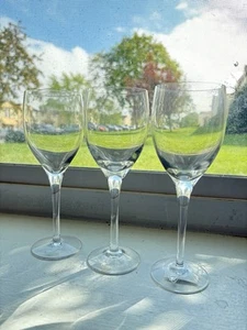 Kosta Boda Orrefors Crystal Red Wine Glasses Illusion (3) - Picture 1 of 7