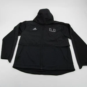 Miami Hurricanes adidas Jacket Women's Black New - Picture 1 of 5