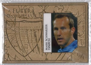 🔥 2012 FUTERA UNIQUE 1 OF 1 MARK SCHWARZER 24CT GOLD PLATED  NM-MT. 🔥 - Picture 1 of 2