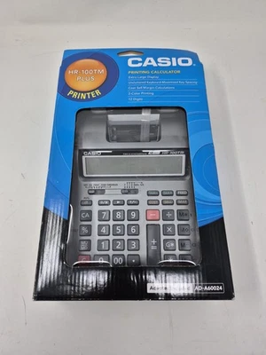 Casio HR-100TM PLUS Desktop Printing Business Calculator - Brand New in Box - Image 1 of 4