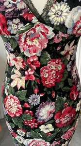 Dolce & Gabbana Silky Cotton Blend Floral Bodycon Dress Size 28/40 UK 10 - Picture 1 of 14