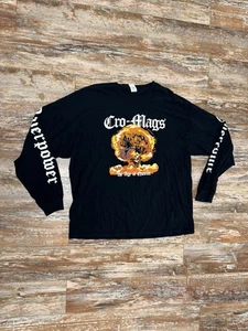 Cro Mags The Age Of Quarrel Long Sleeve T-Shirt Size XXL Punk Rock Band Shirt - Picture 1 of 9