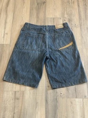 Pantalones Cortos Sueltos Timberland De Colección Para Hombres 36 Bordados Pantalones Cortos Azul Patinador Años 90’s Foto 1 de 4