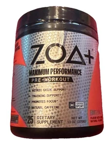 The ROCK ZOA+ Maximum Performance Pre-Workout Powder Fruit Punch Exp 11/25 Zero - Picture 1 of 4