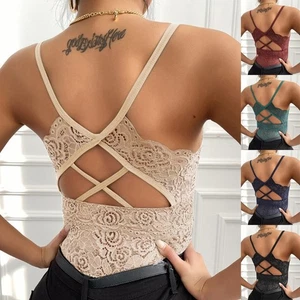 Hot New Practical Tops Bra Vest Bustier Crop Top Camisole Comfortable S~XL - Picture 1 of 14