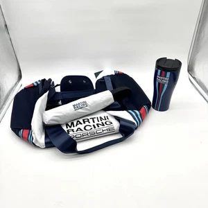 Limited Edition Porsche Martini Racing Set - Duffel Bag, Umbrella & Travel Mug - Picture 1 of 15