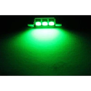10x LED Soffit 39mm C5W Green Canbus 12V Interior and decorative lighting - Picture 1 of 1