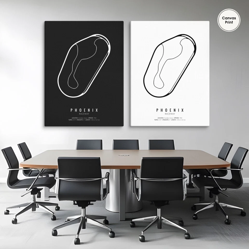 Phoenix Raceway, Nascar Racetrack, Nascar Wall Art, Racetrack Wall Art - Image 1 of 1