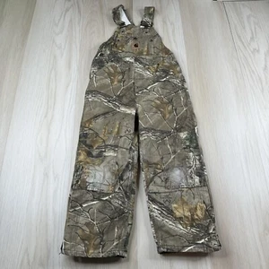 Salopette Carhartt Real Tree mimetica bavaglini invernali isolati salopette anatra ragazzo taglia 6 - Foto 1 di 12
