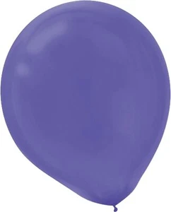 Amscan Packaged Latex Party Balloons (20 Piece), 9", New Purple - Picture 1 of 1