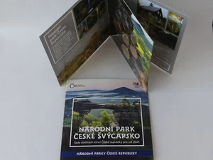 TSCHECHIEN 2024 KMS MÜNZEN SATZ COIN SET ST BU - BÖHMISCHE SCHWEIZ - - Picture 1 of 10