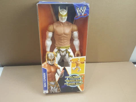 2013 Mattel Sin Cara WWE 11" Articulated Action Figure New In Box Cover