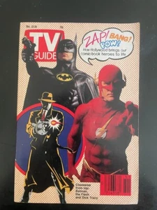 Batman Flash Dick Tracy TV Guide 1990 Bonus Batman Flick Mag mit Sofortkauf - Bild 1 von 2
