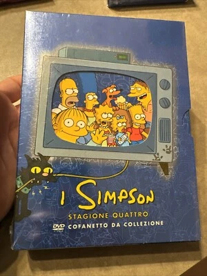 I Simpson Stagione quattro 4 COFANETTO GIFT SET 4 DVD CON BOOKLET MX0100 - Immagine 1 di 4