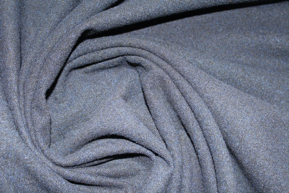 1 Lm Wollstoff 6,00€/m² marine waschbare Wollmischung CM7 - Bild 1 von 1