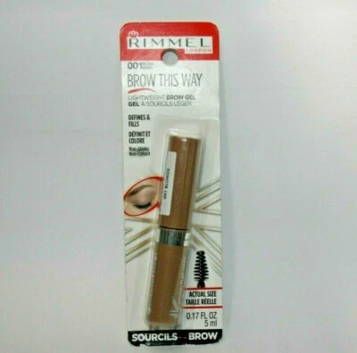 Rimmel Brow This Way Brow Gel #001 Blonde - Image 1 of 2