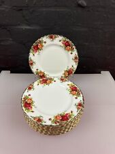 11 x Royal Albert Old Country Roses Salad Plates 8.25" Wide Set