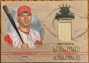 2004 Diamond Kings Diamond Cut Jerseys Adam Dunn #DC-17 #’d 022/100