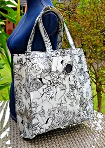 DEISEL ONLY THE BRAVE TOTE BLACK/GREY SATCHEL SHOULDER HOBO GRAB BEACH BAG - Picture 1 of 5