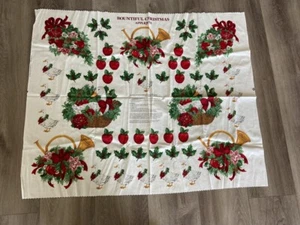 Vintage Tafel, üppige Weihnachtsapplikationen - Bild 1 von 1